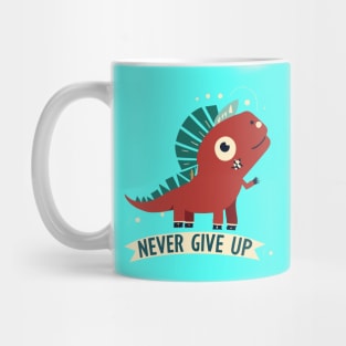 Dino never give up Mug